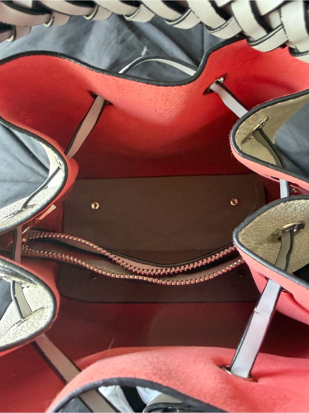 Drawstring Bucket Bag - Picture 3 of 11